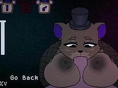 i-i meant five nights at fuzzboobs... freddy's tits uh titjob got me