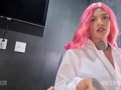 Nurse, isn't this sexy latina slut in gloves giving you the happy ending you crave in hospital?