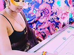 Desi bhabi lures brother-in-law with sultry telugu dirty talk