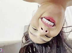 Virgin teen's tight ass stretched by massive black cock close-up