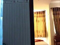 Ha Yen bends over in the bathroom, her big tits bouncing as the VIP customer pounds her from behind doggystyle