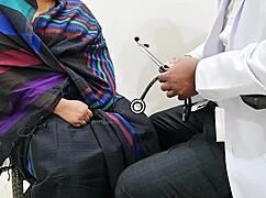 Doctor bends cheating patient over hospital bed for hardcore fucking