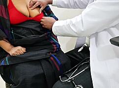 Doctor bends cheating patient over hospital bed for hardcore fucking