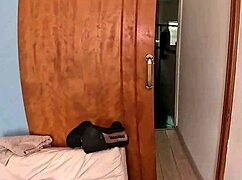 Damn, this Brazilian couple dives into wild bareback ass pounding at the party