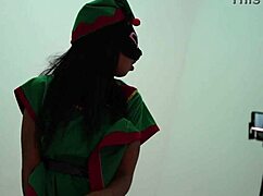 Ready for this delicious sexy brunette's wild flashing massage fantasy play?