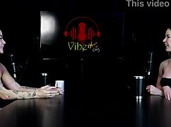 Peek At Milena Moreau's Naughty Swingers Interview Full Of Toys And Sheer Red Teasing