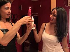 Canvas of Shame: Mistress Mera and Lady G Humiliate Small Cock