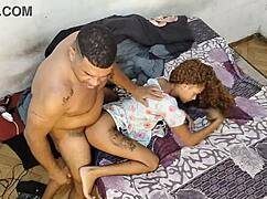 the sexy latina teen with natural tits gets her ass fucked hard by her stepdad, her boyfriend's best friend