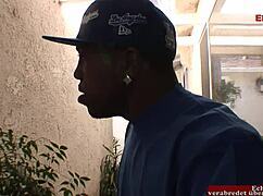 naughty milf's big tits bounce on massive black cock