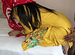 aunt's tight fat ass gets fucked hard in homemade hindi indian anal video