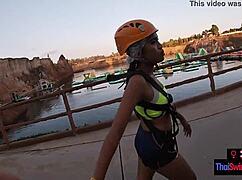 omg asian teen me 18+ havin amateur fun with boyfriend at waterpark then sex after... so hot