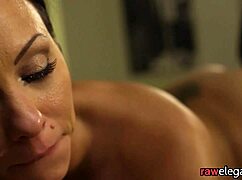 Classy glamcore dyke teases eurobabe pussy then licks deep. Lesbian fingering toys follow