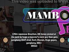 tiny japanese brazilian picked at park for huge bbc gangbang dap anal ass to mouth with massive gapes