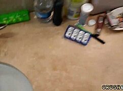 red head nerd begs dad to help her out