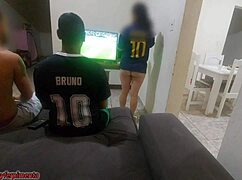 Bet turns wife fucking husband's buddy into wild double penetration threesome