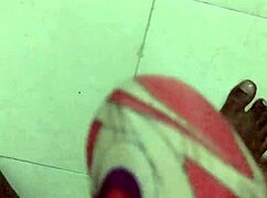 indian neighbor aunt in silk saree masturbates to cum