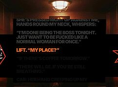 that ice queen boss melts down to employee plaything in raw homemade session