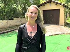 Marie Blonde Coquine's Small Waist Destroyed In Steamy French Mmf Threesome