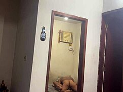 Skinny Latina Pornstar's Big Clit Ass Takes Bent-Over Doggystyle Pound