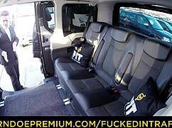 hey, watch this hot russian audrey jane swallow cum after backseat blowbang in taxi!