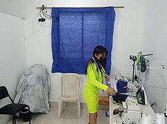 i'm such a slutty fashion designer flashing my big natural tits everywhere at work now