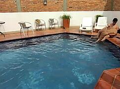 on vacation hanging out and chilling with step-nephew