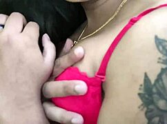 horny indian college girl sneaks to private room for boyfriend's hard pounding