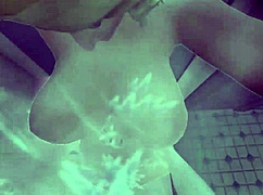 Latina in leather shares romantic shower sexual fantasy ep11