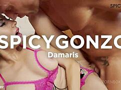 damaris takes capitano eric's cock deep in spicygonzo fuck