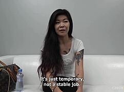 akasha coliun stars in her czech casting as asian beauty