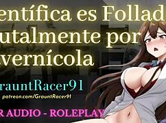 Hey, that big-dicked caveman pounds the scientist milf hard outdoors