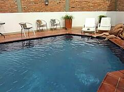 on vacation hanging out and chilling with step-nephew