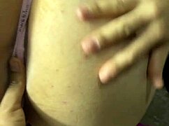 quick rough creampie fuck her tight ass pussy before gym time