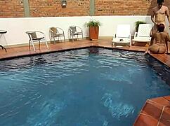 on vacation hanging out and chilling with step-nephew