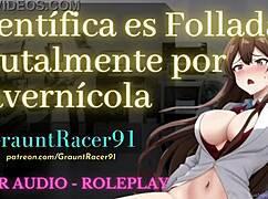 Hey, that big-dicked caveman pounds the scientist milf hard outdoors