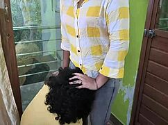 horny indian college girl sneaks to private room for boyfriend's hard pounding