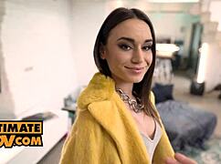 pov intimate anniversary fucking with curvy lana roy riding cowgirl to cumshot