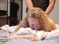 damn, lucky kween bunny's fat bbw ass gets monster bbc doggystyle spanking