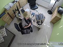 loan4k agent approves her loan after banging that tight teen pussy hard for cash
