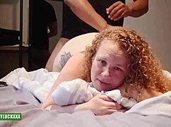 damn, lucky kween bunny's fat bbw ass gets monster bbc doggystyle spanking