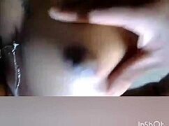 my ebony colleague films her steamy shower masturbation and sends the intimate video right to me