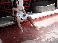 fucking my hot latina cousin doggystyle poolside bareback