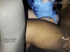 paolla hotwife yells no limits as 23cm black cock fucks her doggystyle in car while cuckold husband watches the sex lesson