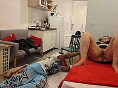 Fucking naughty stepmom bareback today dad clueless shared room thrill!