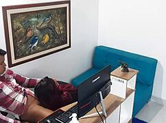 Hey that horny secretary begs me to pound her wet pussy 😈🍑🔥