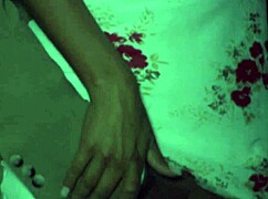 A milf enjoys secretive outdoor rendezvous at night