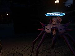 monster girl island halloween special: elf rides cock with neko sis and slimer dominating 😈👻