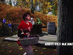 whoa, check out this big tits milf railing her son's femboy in law hard