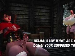 whoa, check out this big tits milf railing her son's femboy in law hard