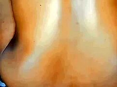 ebony shemale's tiny cock tempts at home